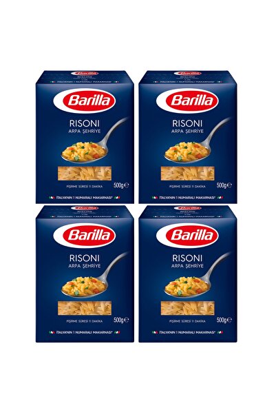 Barilla Arpa Şehriye (risoni) 500gr 4 Lü Set