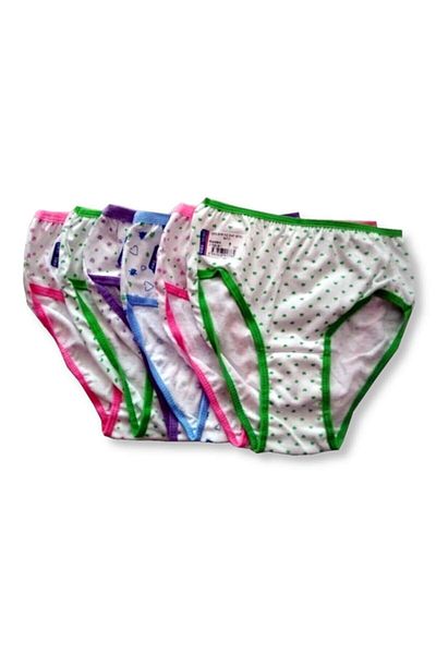 Seher Yıldızı 5 Pieces Girls' Slip Panties