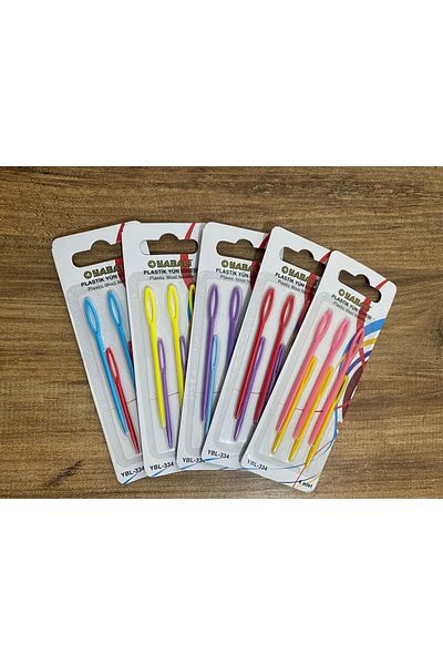 Yabalı 6-Piece Plastic Wool Needle(5 Cards)