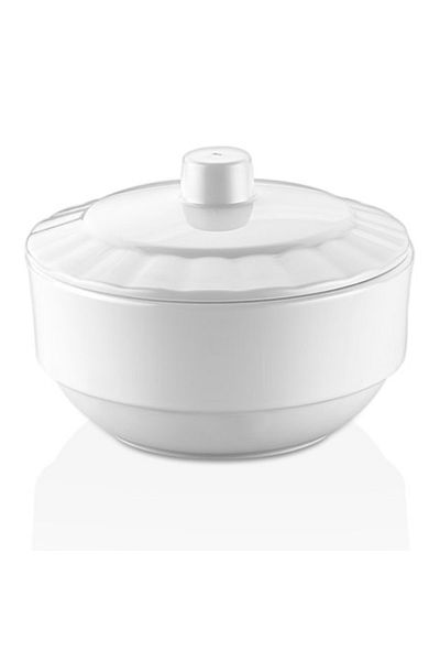 GastroPlast 12 cm Unbreakable Sugar Bowl with Lid - Polycarbonate Plastic, Not Porcelain.