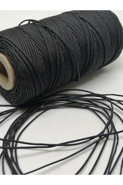 Firebird Takı Aksesuar Ve Kamp Malzemeleri 0,8 mm πλάτος μαύρο βραχιόλι κορδόνι Dove Thread
