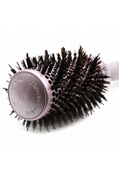 LAND OF MYTH 53 Mm-Lom1184 Nano Technology Ceramic + Ionic Thermal Blow Dry Hair Brush, Natural Bristle Teeth, Professional
