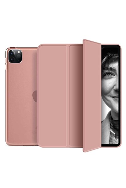 MOBAX Rose Gold Ipad Pro 11 2.Nesil 2020 Pu Deri Smart Case Kılıf  A2228 A2068 A2230 A2231