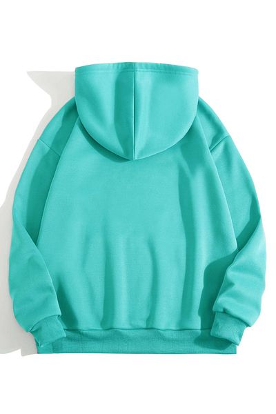 Mad&Calf Unisex Φούτερ με κουκούλα Basic με τσέπες