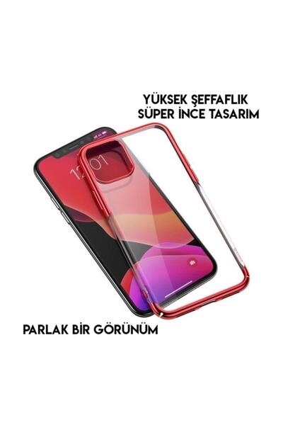 Baseus Glitter Iph 11 Pro Max Kılıf Kırmızı