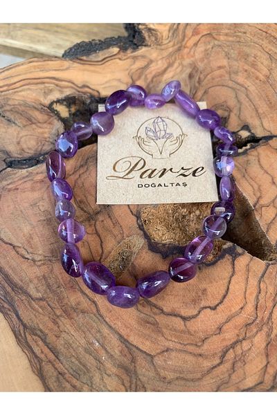 parze doğaltaş Broken Stone Amethyst Bracelet