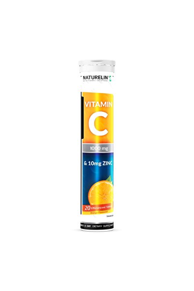 Naturelin C Vitamini 1000 mg Çinko 10 Mg 20 Tablet Efervasan