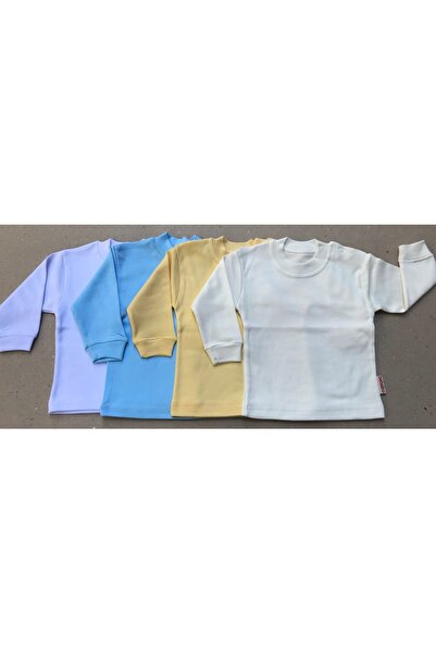 bebedino Top Badi Long Sleeve (PACK OF 4) (WHITE, BLUE, YELLOW, CREAM)