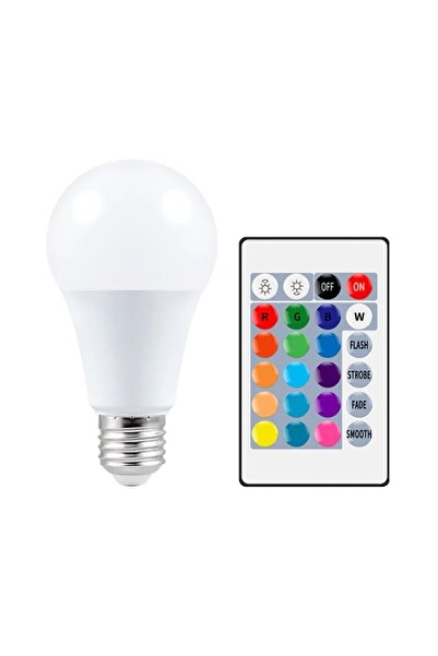 Magic Hobby 9w Rgb Led Ampul Renk Değiştiren
