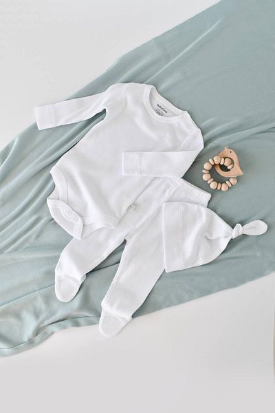 BabyCosy Set Pantolon & Badi & Șapka