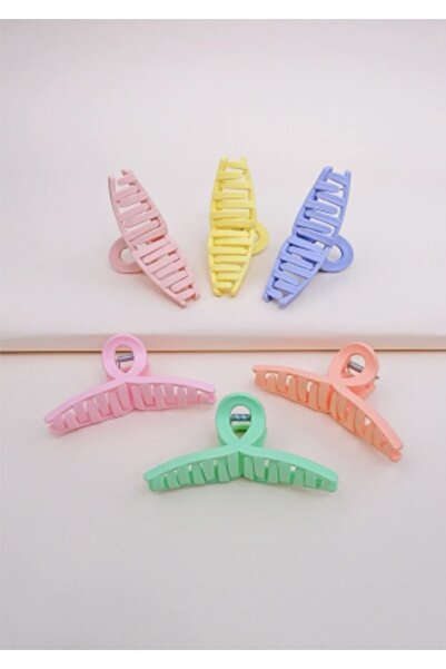 MAKSESUAR Set de 6 catarame cu arc pentru femei, în culori pastel