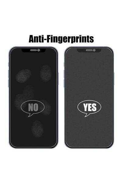 m.tk moveteck Iphone 14 Pro Max Mat Hayalet Ekran Koruyucu Parmak Izi Yapmaz Esnek Kırılmaz Nano Cam