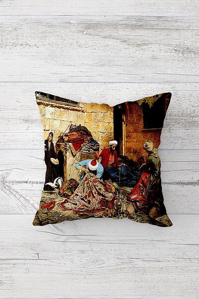 Pelangi Turtle Trainer Hidden Zippered Throw Pillow Cover Seat Pillow Cover Set (4pcs)