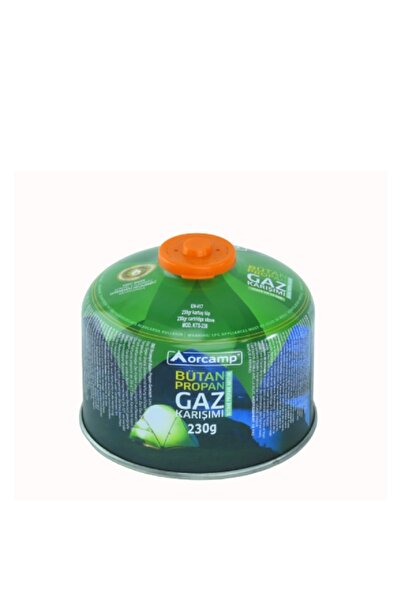 Orcamp 230 gr Kamp Kartuş Gaz Tüp Orta Boy Vidalı Kartuş
