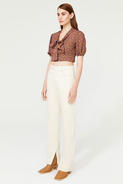 adL Kurze Bluse – Taschendetail