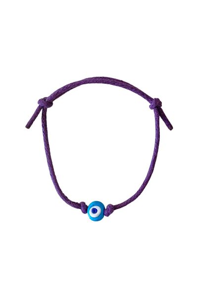 TAKI BY EKİN Turquoise Glass Evil Eye Beaded Bracelet