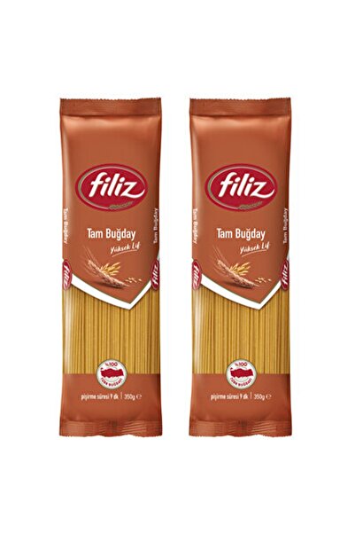 FİLİZ Tam Buğday Spagetti Makarna 350gr 2 Li Set