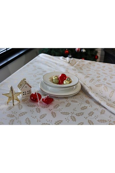 LUFA HOME Jacquard Christmas Tablecloth 232