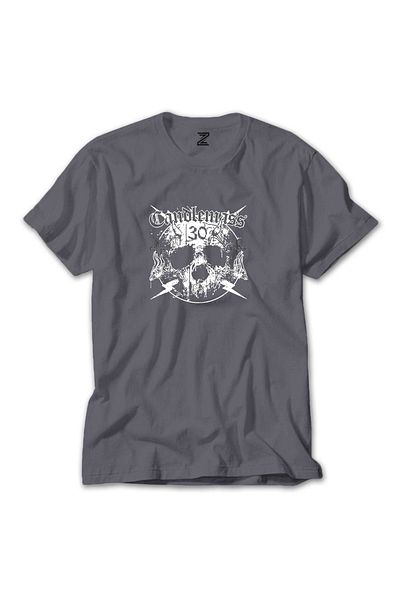 Z zepplin Candlemass Doom Μεταλλικό μακρυμάνικο γκρι μπλουζάκι