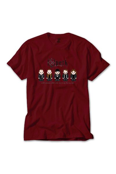 Z zepplin Κόκκινο T-Shirt Opeth Group Animation