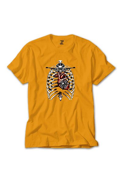 Z zepplin Μαύρη ετικέτα Es 106 Κίτρινο T-shirt