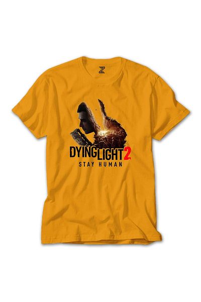Z zepplin Ανθρώπινο κίτρινο T-shirt Dying Light Stay