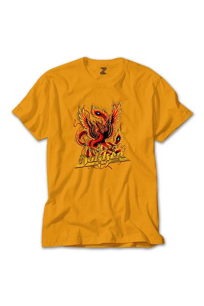 Z zepplin Dokken The Lost Songs 1978-1981 Yellow T-shirt