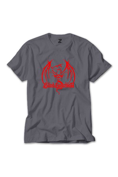 Z zepplin Μπλουζάκι Blind Guardian Dragon Red Grey