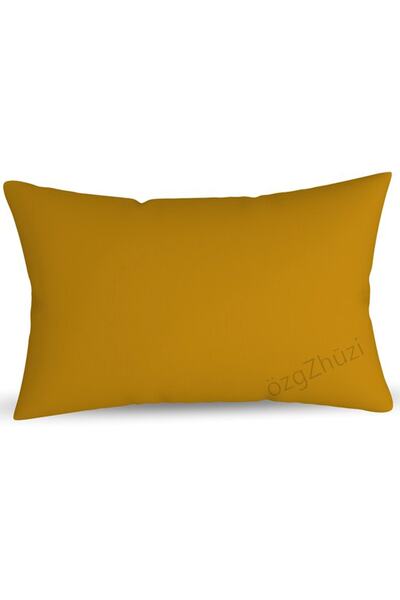 perlina home Hardal Kırlent Kılıfı 50x70 Cm