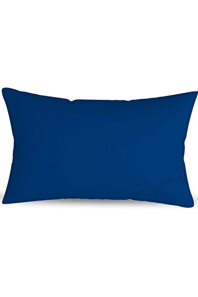 perlina home Koyu Mavi Kırlent Kılıfı 50x70 Cm
