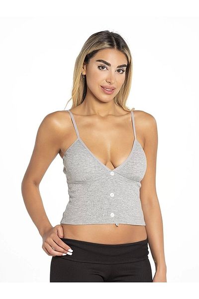 MissFerisa Crop Cut Padded Blouse