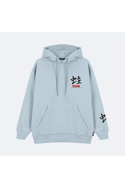 Shout Oversize Limited Edition Samurai Frog Unisex Hoodie