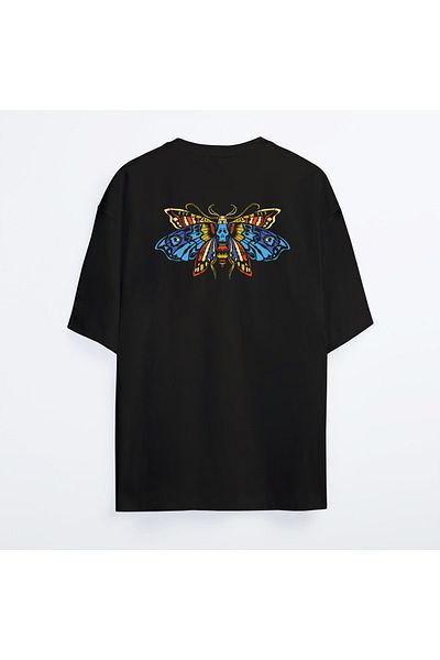 Shout Oversize The Butterfly Effect Oldschool Unisex T-shirt