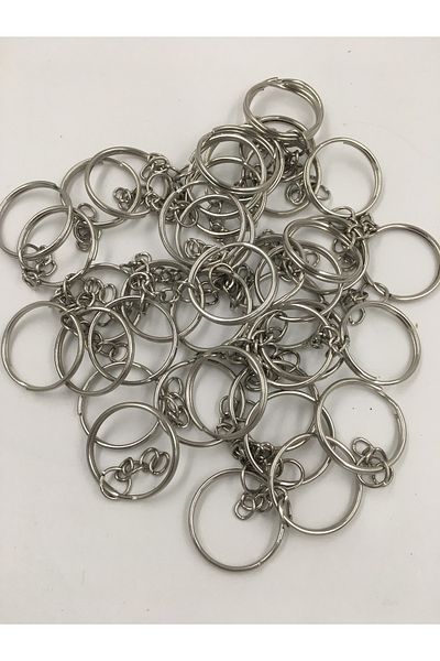 Chuva Chained Keychain Silver 50 Pieces