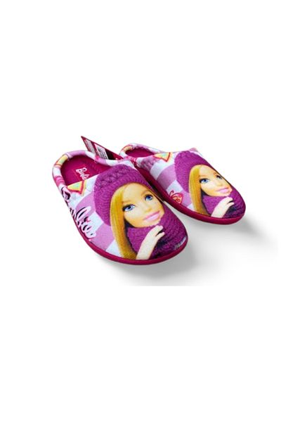 GEZER Papuci de casă pentru fete de iarnă cu licență Barbie