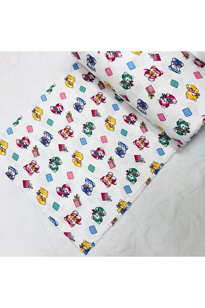 daisy star 240 cm Width Cotton Flannel Fabric - Price is for 1.00 Meters