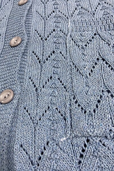 Çt Çeyizci Tekstil Весільний жилет, жилет без швів, в'язаний жилет, подарунковий жилет, весільний жилет - великий розмір - синій