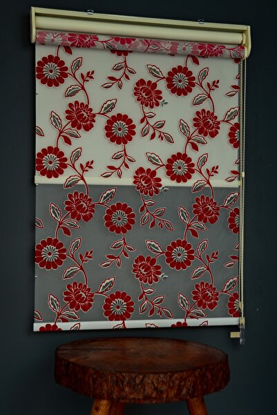 HLMSTOR Çift Mekanizmalı Tül Stor Perde Bo-200 Özel Üretim,alüminyum Kasalı