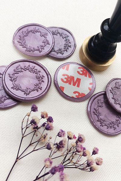 Dekorden Ready Invitation Envelope Seal - Violet Quartz