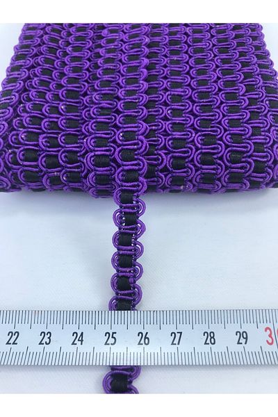 Hobigram 5 Meters Purple Black Checkered Water Stone for Packaging Ornament Edge Ornament – Decorative Strip, Stylish Design –