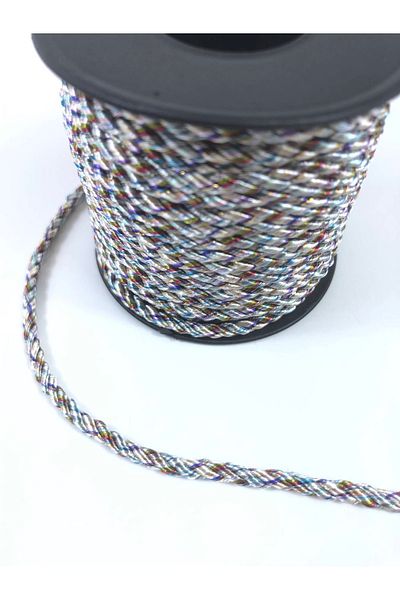 Hobigram Colorful Cord Rope 2 mm 5 Meters for Decoration Packaging Edge Ornament – Decorative Ribbon, Stylish Design –