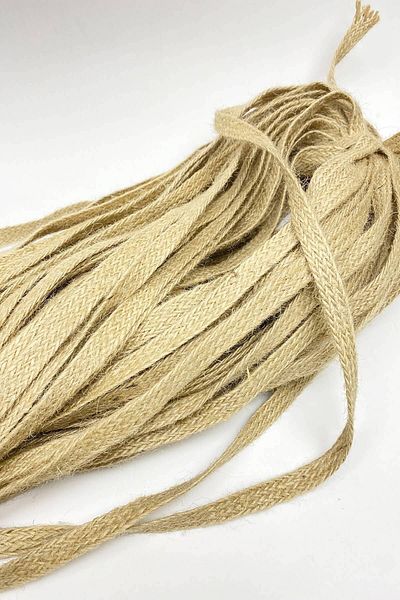 Hobigram 5 μέτρα Πλεκτή Ψάθινη Κορδέλα 1 εκ. για Στολισμό Συσκευασίας Στολίδι άκρης