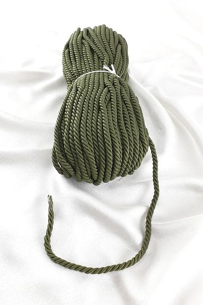 Hobigram Cord Rope for Making Supla Dark Green Color 8 mm 20 Meters – Decorative Strip, Stylish Design – Dekorati