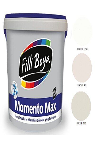 Filli Boya Momento Max Tam Silinebilir Yıkanabilir Silikonlu Mat Boya 15lt (k...