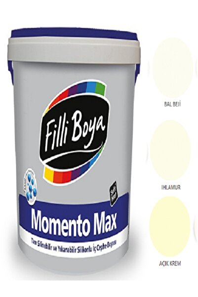 Filli Boya Momento Max Tam Silinebilir Yıkanabilir Silikonlu Mat Boya 15lt (b...