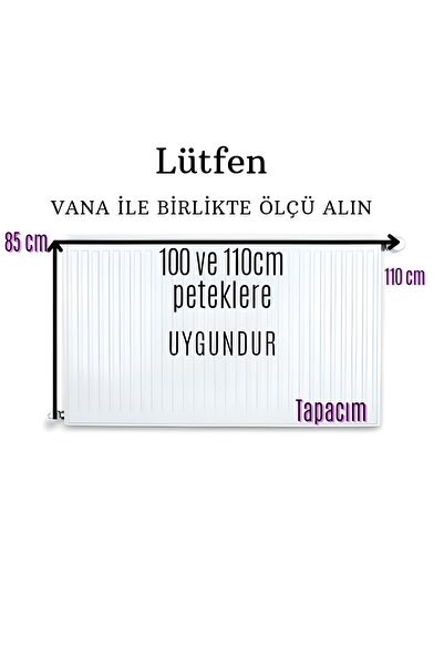 Tapacım Dresuar Kalorifer Ve Petek Üstü Duvar Raf (OVAL KESİM) 120cm Atlantik (100&110 CM PETEK ÖLÇÜSÜ İÇİN)
