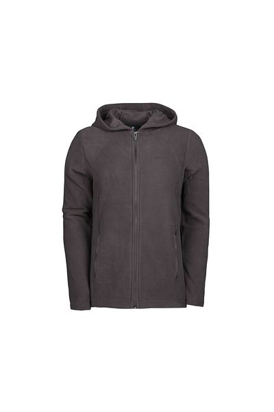 lumberjack W-ct6577 Basic Polar Zip Grey Melange Γυναικείο μπουφάν Fleece εξωτερικού χώρου 100002477 Καφέ