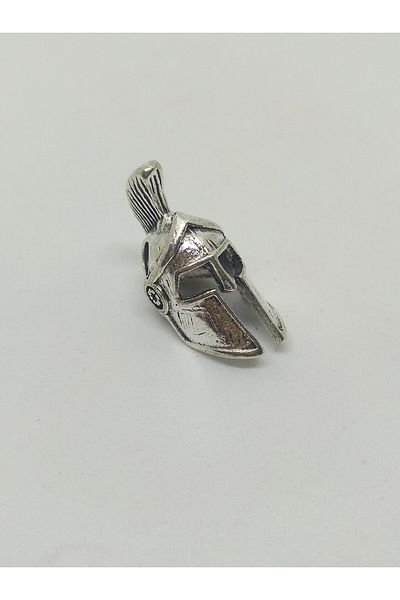 Firebird Takı Aksesuar Ve Kamp Malzemeleri Paracord Metal Bead Cască Spartană Culoare Argintie 5 Buc