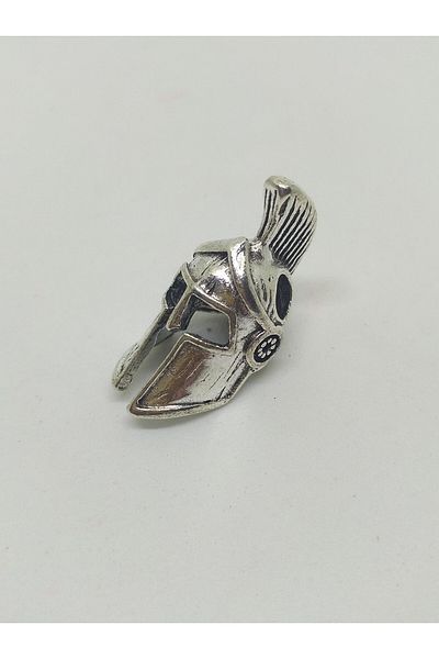 Firebird Takı Aksesuar Ve Kamp Malzemeleri Paracord Metal Bead Cască Spartană Culoare Argintie 5 Buc