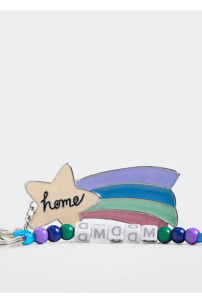 MANGO Kids Inel de culoare argintie pentru copii